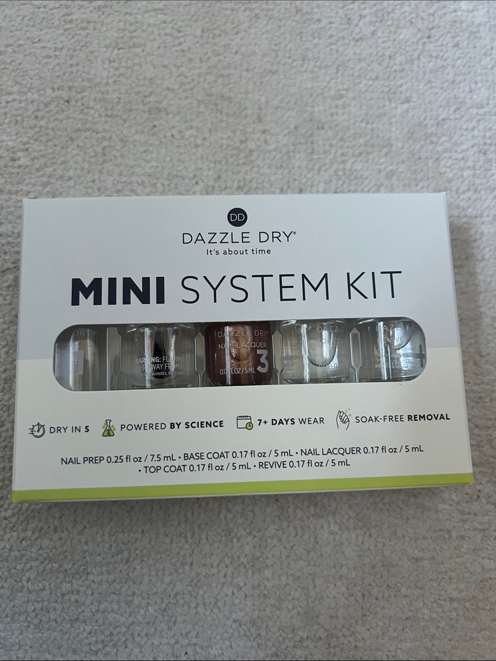 Dazzle dry Mini system kit in Raise Your Glass